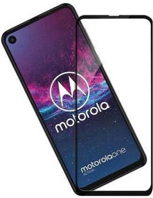 CASEHUNT Edge To Edge Tempered Glass for Motorola One Action(Pack of 1)