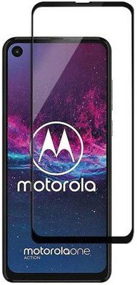 CASEHUNT Edge To Edge Tempered Glass for Motorola One Action(Pack of 1)