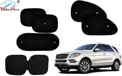WolkomHome Dashboard, Side Window, Rear Window Sun Shade For Mercedes Benz ML350(Black)