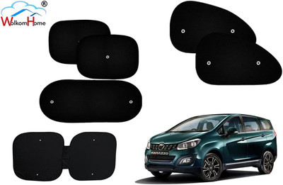 WolkomHome Dashboard, Side Window, Rear Window Sun Shade For Mahindra(Black)