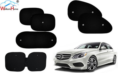 WolkomHome Dashboard, Side Window, Rear Window Sun Shade For Mercedes Benz E280 Cdi(Black)