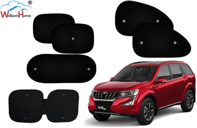 WolkomHome Dashboard, Side Window, Rear Window Sun Shade For Mahindra XUV(Black)