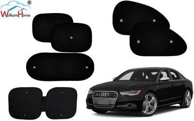 WolkomHome Dashboard, Side Window, Rear Window Sun Shade For Audi S6(Black)