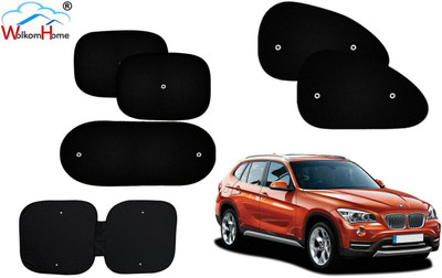 WolkomHome Dashboard, Side Window, Rear Window Sun Shade For BMW X1(Black)