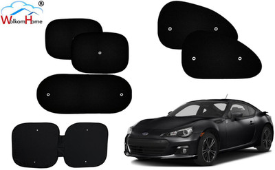 WolkomHome Dashboard, Side Window, Rear Window Sun Shade For Subaru BRZ(Black)