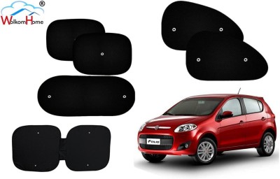 WolkomHome Dashboard, Side Window, Rear Window Sun Shade For Fiat Palio(Black)