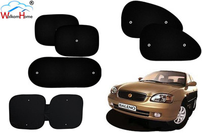 WolkomHome Dashboard, Side Window, Rear Window Sun Shade For Maruti Suzuki(Black)