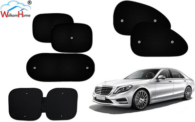 WolkomHome Dashboard, Side Window, Rear Window Sun Shade For Mercedes Benz S300(Black)
