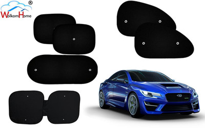 WolkomHome Dashboard, Side Window, Rear Window Sun Shade For Subaru WRX(Black)
