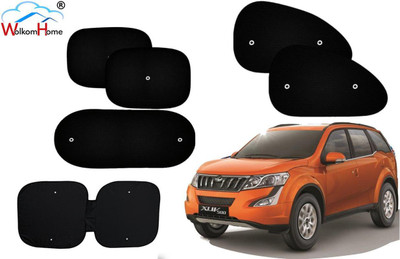 WolkomHome Dashboard, Side Window, Rear Window Sun Shade For Mahindra XUV 500(Black)