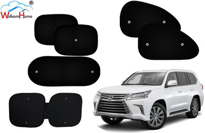 WolkomHome Dashboard, Side Window, Rear Window Sun Shade For Lexus LX(Black)