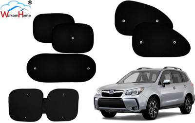 WolkomHome Dashboard, Side Window, Rear Window Sun Shade For Subaru Forester(Black)