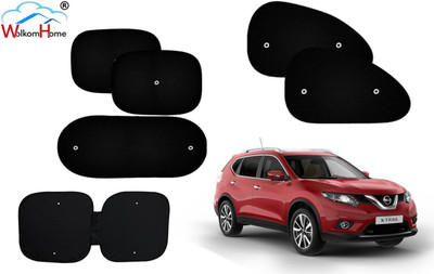 WolkomHome Dashboard, Side Window, Rear Window Sun Shade For Nissan X-Trail(Black)