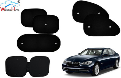 WolkomHome Dashboard, Side Window, Rear Window Sun Shade For BMW 7 Series(Black)