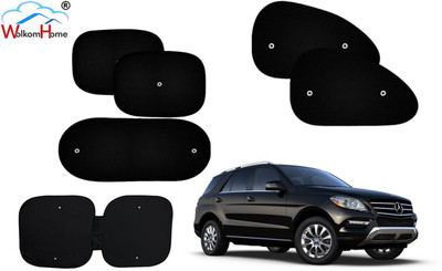 WolkomHome Dashboard, Side Window, Rear Window Sun Shade For Mercedes Benz ML250(Black)