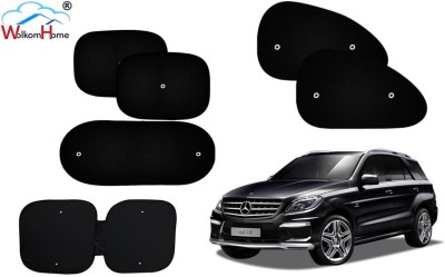 WolkomHome Dashboard, Side Window, Rear Window Sun Shade For Mercedes Benz M-Class(Black)