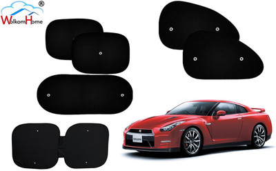WolkomHome Dashboard, Side Window, Rear Window Sun Shade For Nissan GTRNew(Black)