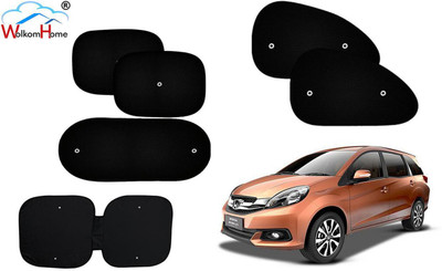 WolkomHome Dashboard, Side Window, Rear Window Sun Shade For Honda Mobilio(Black)