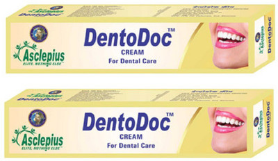 Asclepius DENTODOC Dental Cream-NJGHDC01 Toothpaste(200 g, Pack of 2)