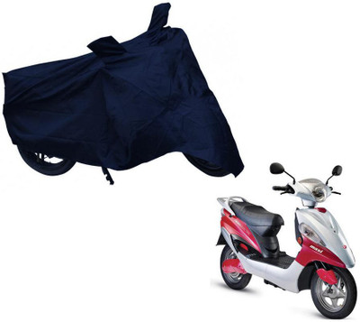 Auto Kite Waterproof Two Wheeler Cover for Hero(Electric, Blue)