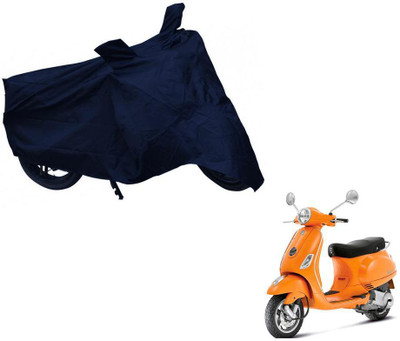 Auto Kite Waterproof Two Wheeler Cover for Piaggio(Vespa, Blue)