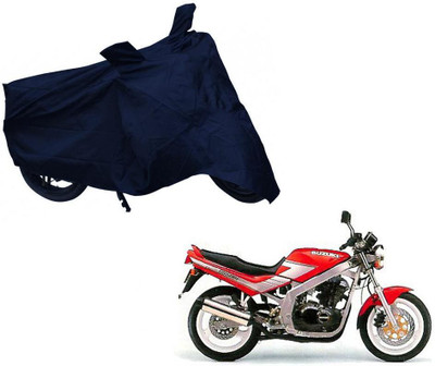 Auto Kite Waterproof Two Wheeler Cover for Suzuki(GS, Blue)