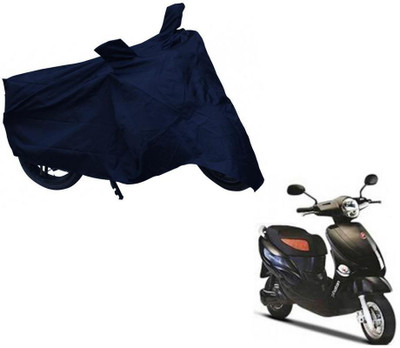 Auto Kite Waterproof Two Wheeler Cover for Hero(Electric, Blue)