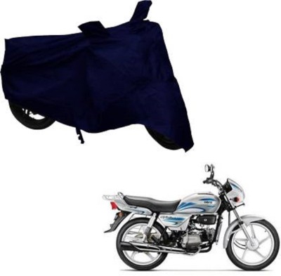 AutoRash Two Wheeler Cover for Hero(Splendor Plus, Blue)