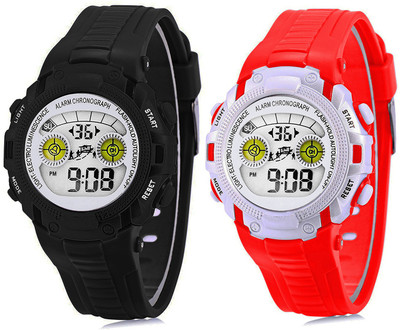 Time Up Combo of 2,Alarm,WaterProof,Stopwatch Kids Digital Watch  - For Boys & Girls