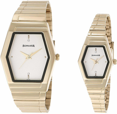 SONATA Fiber Collection Analog Watch - For Couple SONATA Fiber Collection Analog Watch - For Couple
