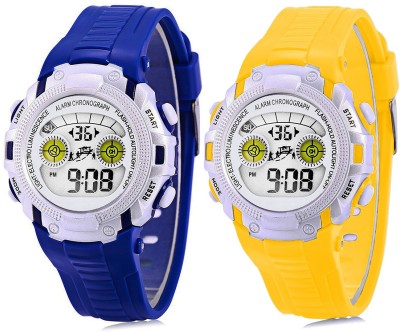 Time Up Combo of 2,Alarm,WaterProof,Stopwatch Kids Digital Watch  - For Boys