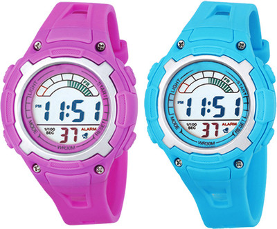Time Up Combo of 2,Alarm,WaterProof,Stopwatch Kids Digital Watch  - For Men & Women