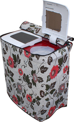 LITHARA Semi-Automatic Washing Machine  Cover(Width: 88.9 cm, Multicolor)