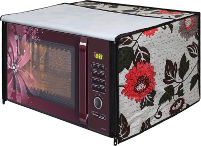 Dream Care Microwave Oven  Cover(Width: 55 cm, White, Green)