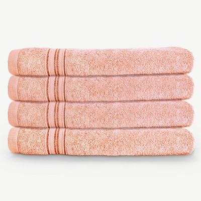 Swiss Republic Cotton 460 GSM Hand Towel(Pack of 4, Pink)