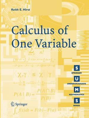 Calculus of One Variable(English, Electronic book text, Hirst Keith E)