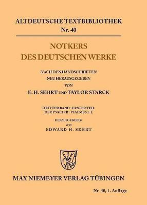 Notkers des Deutschen Werke(German, Paperback, unknown)
