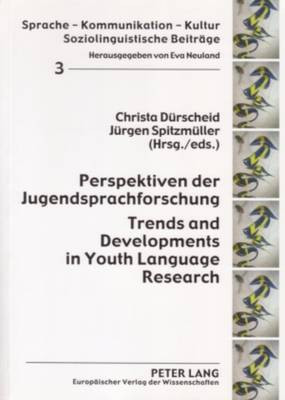 Perspektiven Der Jugendsprachforschung / Trends and Developments in Youth Language Research(English, Paperback, unknown)