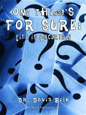 One Thing's for Sure(English, Electronic book text, Dr Belk David)