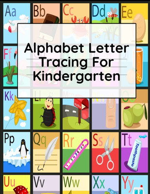 Alphabet Letter Tracing For Kindergarten(English, Paperback, Page Dotty)