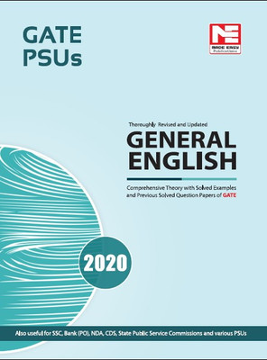 General English for Gate 2020 and Psus 2020 -Theory and Previous Year Solved Papers(English, Paperback, unknown)