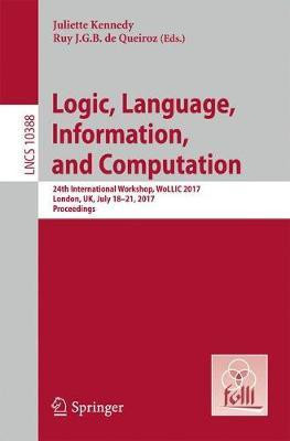 Logic, Language, Information, and Computation(English, Paperback, unknown)