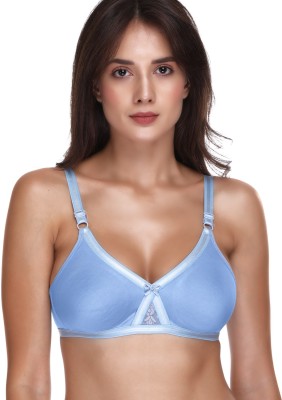 SONA M1003 Women Minimizer Non Padded Bra(Light Blue)