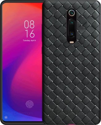 CASE CREATION Back Cover for Xiaomi Redmi K20 Pro 0.3MM Soft Flexible Weaving Cover Case (Vintage Black Print)(Black, Dual Protection, Silicon, Pack of: 1)