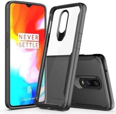 Caseline Back Cover for OnePlus 6T(Black, Grip Case, Pack of: 1)