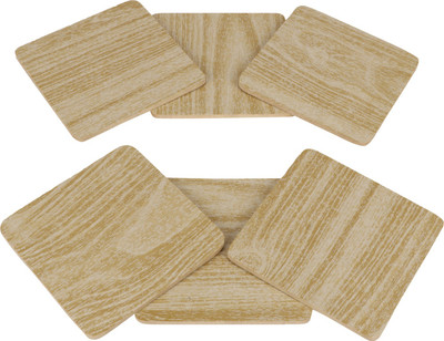 Wenzel Square Reversible Wood Coaster Set(Pack of 6)