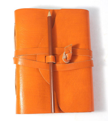 Camlon Exports Handcrafted Gift Regular Notebook Unruled 200 Pages(Yellow)