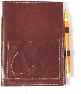 Camlon Exports Handcrafted Gift Regular Notebook Unruled 96 Pages(Brown)