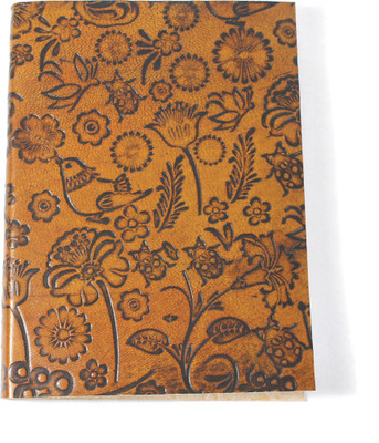Camlon Exports Recycled Handmade Regular Visitor's Book Unruled 96 Pages(Gold)