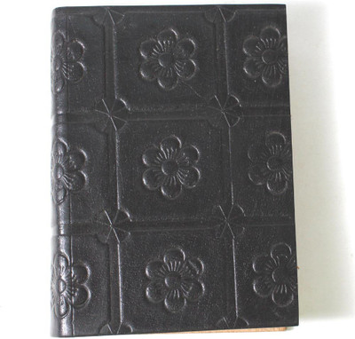 Camlon Exports Recycled Handmade Regular Notebook Unruled 144 Pages(Black)